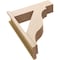 Ekena Millwork 7 1/2-in W x 26-in D x 32-in H Funston Block Rough Cedar Woodgrain TimberThane Outlooker, Primed Tan OUTUR075X26X32FST44RCPR - alternate 4
